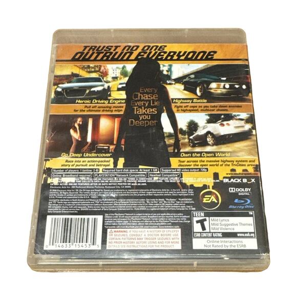 Need For Speed Undercover (Play Station 3, 2008) CIB, Tested - Picture 3 of 3